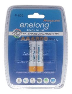 Imagen de Megalite Pila AAA recargable enelong ( 2 unidades)