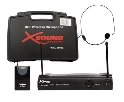 Imagen de Microfono Vincha Inalambrico Uhf Profesional Xsound Systems