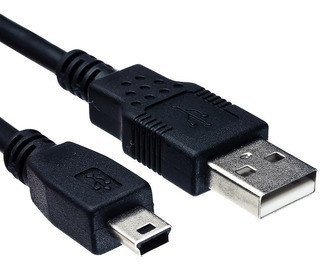 Imagen de Cable USB a mini USB ( para Joystick play 3 y GPS )