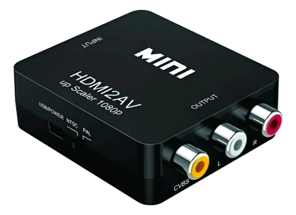 Imagen de Conversor Hdmi A Rca Av Adaptador Tv Tubo Convertidor 1080