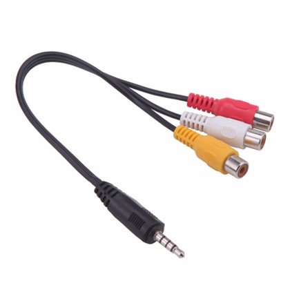 Imagen de Plug 3.5 a 3 RCA JACK