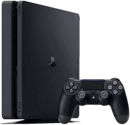 Imagen de Playstation 4 Slim 1TB con 1 Joystick + Fortnite + DB Xenoverse  + E-Football 2024