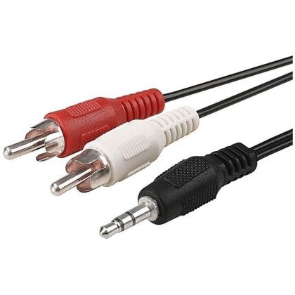 Imagen de Plug 3.5mm a 2 RCA . 3 mts